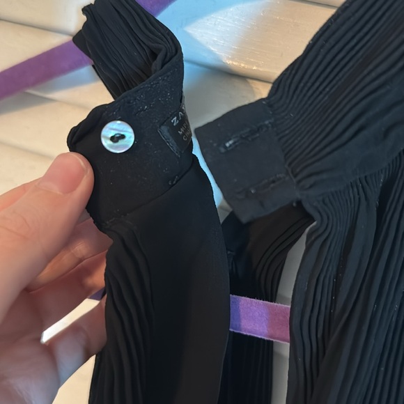 Zara twist front plissé halter tank top trafaluc - Picture 6 of 7